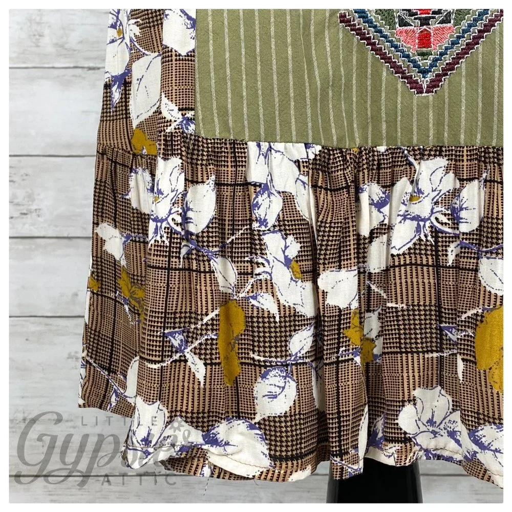 Entro Mixed Media Tunic Dress - Picture 10 of 14